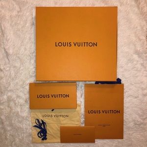 Louis Vuitton Dust Bag, Boxes, and Gift Bag